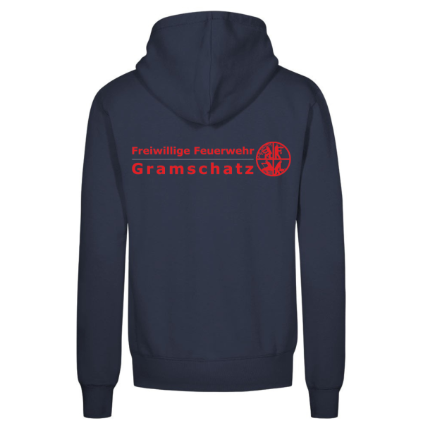 Hoody Jacket Navy XXL Format mit Logos