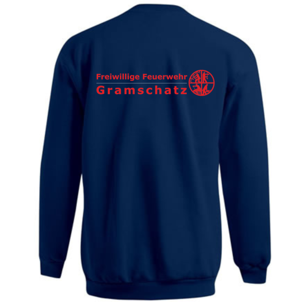 Sweater Pullover Navy mit Logos